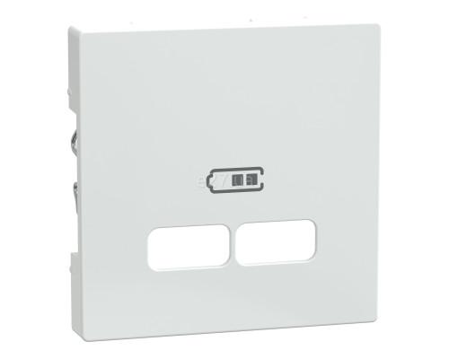 Лицьова панель USB-розетки Schneider Electric MEG4367-0325 Merten System M, активний білий