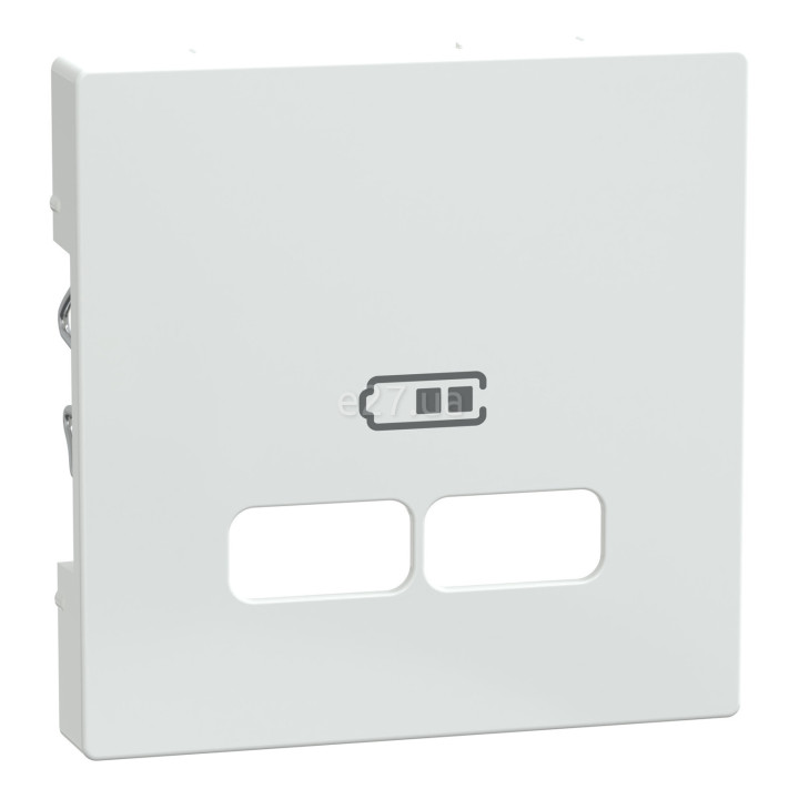 Лицьова панель USB-розетки Schneider Electric MEG4367-0325 Merten System M, активний білий · Schneider Electric · schneider-electric-meg4367-0325