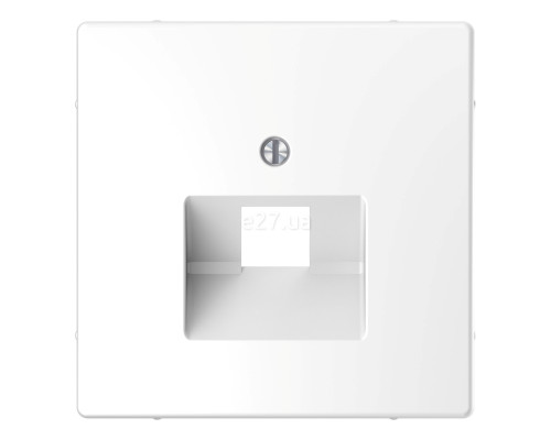 Лицьова панель розетки RJ45 Schneider Electric MEG4521-6035 Merten System D, білий лотос
