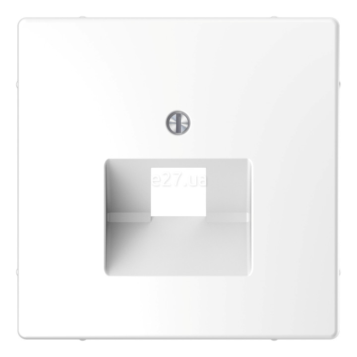 Лицьова панель розетки RJ45 Schneider Electric MEG4521-6035 Merten System D, білий лотос · Schneider Electric · schneider-electric-meg4521-6035