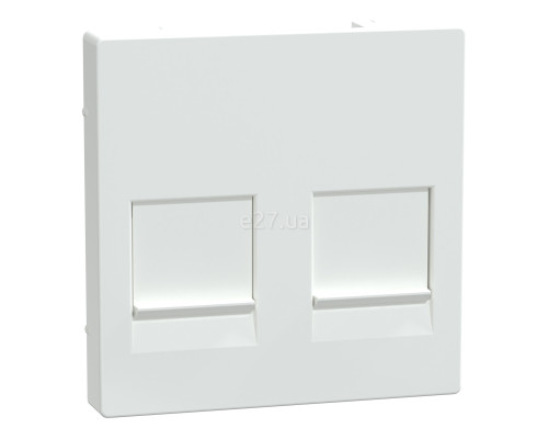Лицьова панель аудіорозетки Schneider Electric MEG4562-0325 Merten System M, активний білий
