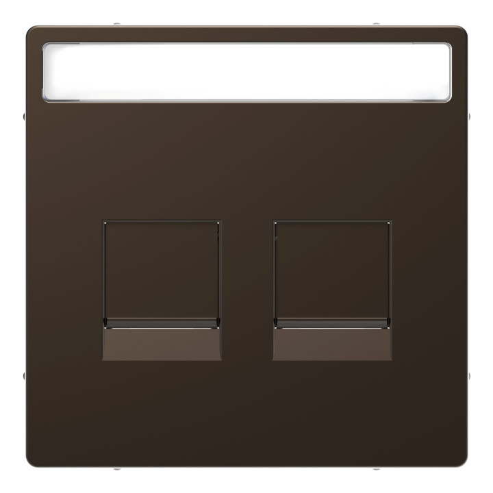 Лицьова панель аудіорозетки Schneider Electric MEG4564-6052 Merten System D, мокко · Schneider Electric · schneider-electric-meg4564-6052