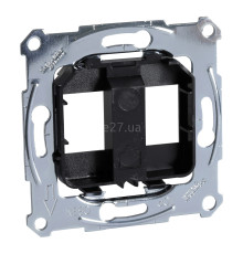 Розетка комп'ютерна Schneider Electric MEG4566-0003 Merten QuickFlex, чорний