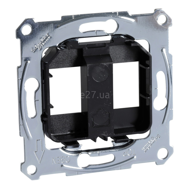 Розетка комп'ютерна Schneider Electric MEG4566-0003 Merten QuickFlex, чорний · Schneider Electric · schneider-electric-meg4566-0003