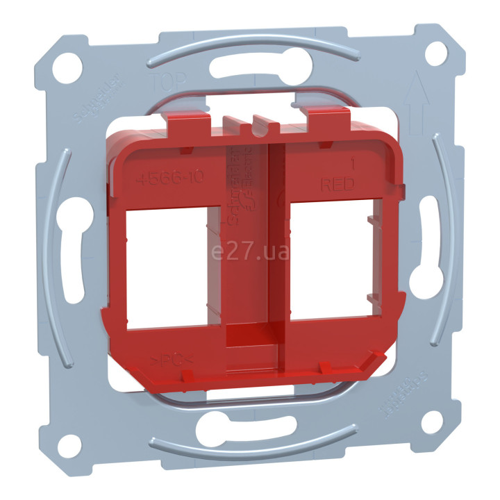 Розетка комп'ютерна Schneider Electric MEG4566-0006 Merten QuickFlex, червоний · Schneider Electric · schneider-electric-meg4566-0006
