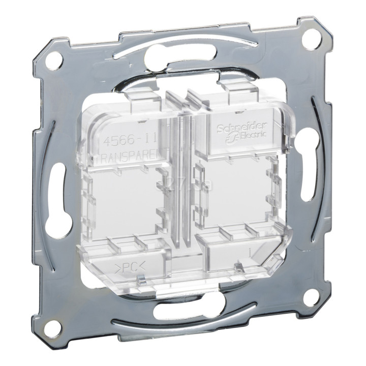 Розетка комп'ютерна Schneider Electric MEG4566-0080 Merten QuickFlex, прозорий · Schneider Electric · schneider-electric-meg4566-0080