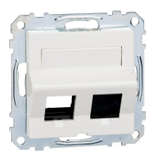Розетка аудіо Schneider Electric MEG4568-0319 Merten System M, полярно-білий