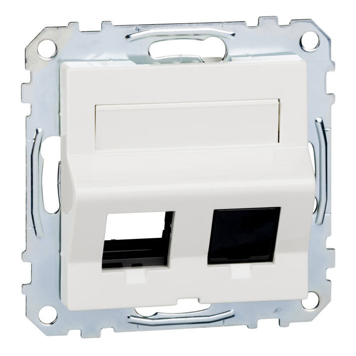 Розетка аудіо Schneider Electric MEG4568-0319 Merten System M, полярно-білий · Schneider Electric · schneider-electric-meg4568-0319