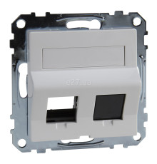 Розетка аудіо Schneider Electric MEG4568-0325 Merten System M, активний білий