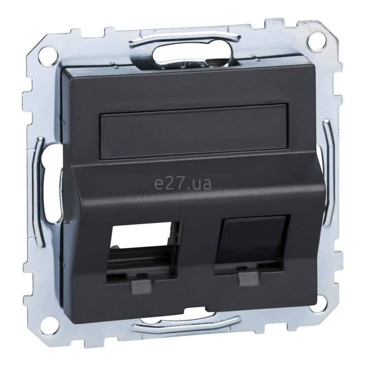 Розетка аудіо Schneider Electric MEG4568-0414 Merten System M, антрацит · Schneider Electric · schneider-electric-meg4568-0414