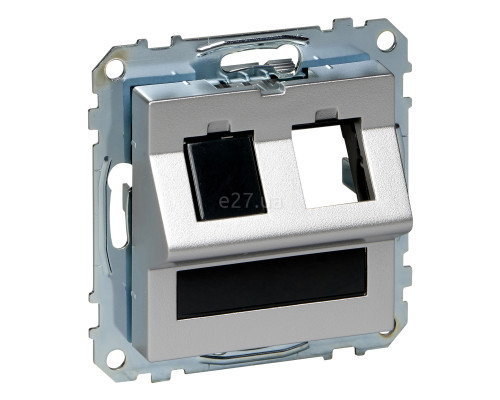 Розетка аудіо Schneider Electric MEG4568-0460 Merten System M, алюміній