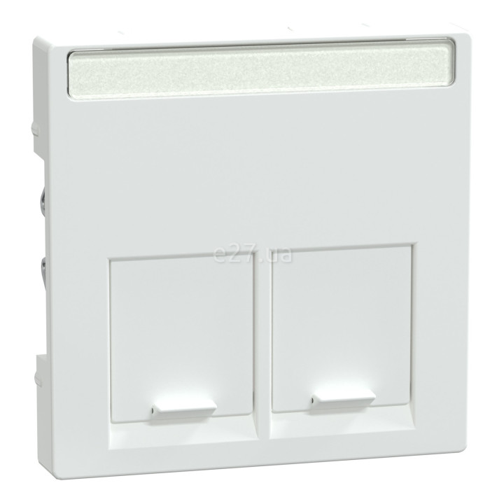 Лицьова панель розетки RJ45 Schneider Electric MEG4574-0325 Merten System M, активний білий · Schneider Electric · schneider-electric-meg4574-0325