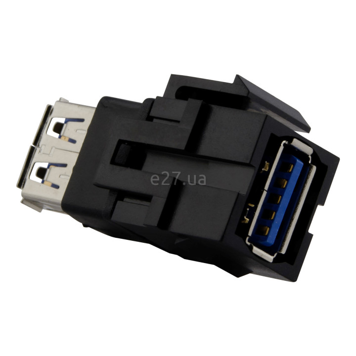 Модуль Keystone USB Schneider Electric MEG4582-0001, чорний · Schneider Electric · schneider-electric-meg4582-0001