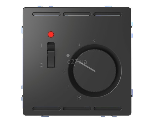 Кімнатний терморегулятор Schneider Electric MEG5760-6034 Merten System D, антрацит