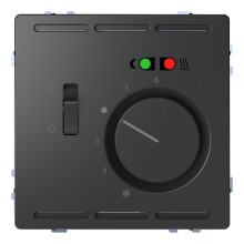 Терморегулятор для теплої підлоги Schneider Electric MEG5764-6034 Merten System D, антрацит · Schneider Electric · schneider-electric-meg5764-6034