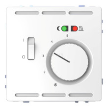 Терморегулятор для теплої підлоги Schneider Electric MEG5764-6035 Merten System D, білий лотос · Schneider Electric · schneider-electric-meg5764-6035