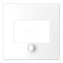 Лицьова панель терморегулятора Schneider Electric MEG5775-6035 Merten System D, білий лотос · Schneider Electric · schneider-electric-meg5775-6035
