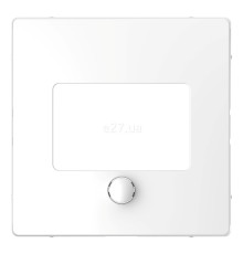 Лицьова панель терморегулятора Schneider Electric MEG5775-6035 Merten System D, білий лотос