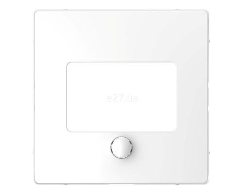 Лицьова панель терморегулятора Schneider Electric MEG5775-6035 Merten System D, білий лотос