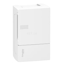 Розподільчий щит Schneider Electric MIP12104 Resi9 MP Mini Pragma 4 (1x4), 50A, білий, пластик, ip40, для накладного монтажу