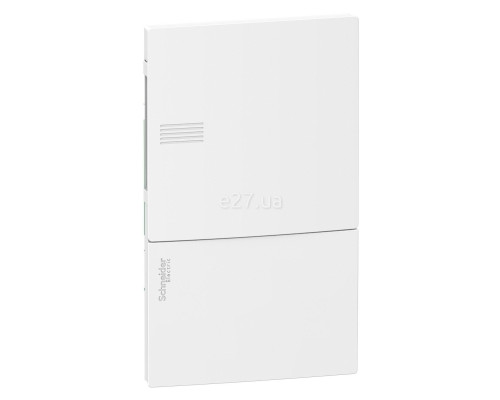 Розподільчий щит Schneider Electric MIP22104 Resi9 MP Mini Pragma 4 (1x4), 50A, білий, пластик, ip40, для врізного монтажу