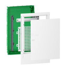 Мультимедійний щит Schneider Electric MIP312FU Resi9 MP, білий, пластик, для врізного монтажу