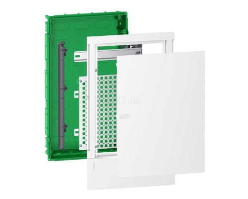 Мультимедійний щит Schneider Electric MIP312FU Resi9 MP, білий, пластик, для врізного монтажу