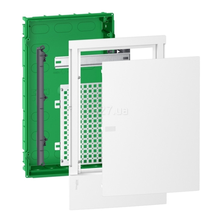 Мультимедійний щит Schneider Electric MIP312FU Resi9 MP, білий, пластик, для врізного монтажу · Schneider Electric · schneider-electric-mip312fu