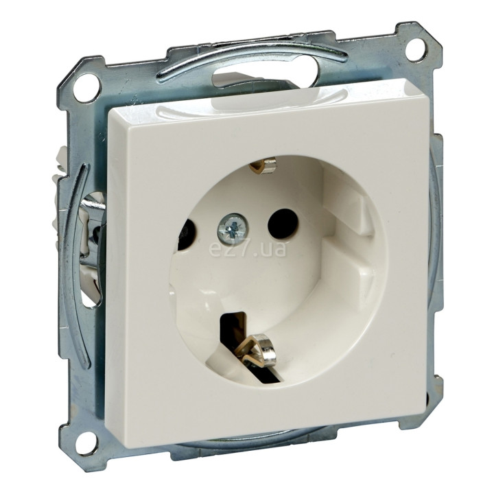 Розетка 220В Schneider Electric MTN2300-0319 Merten System M, полярно-білий, пластик, із заземленням, Schuko, без захисної кришки, зі шторками, для врізного монтажу · Schneider Electric · schneider-electric-mtn2300-0319