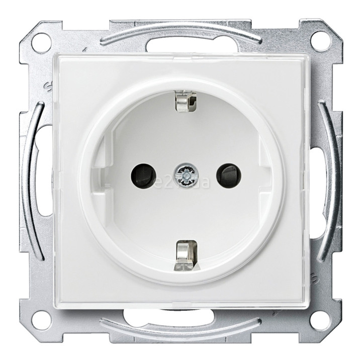Розетка 220В Schneider Electric MTN2300-3500 Merten System M-Creativ, прозорий, пластик, із заземленням, Schuko, без захисної кришки, зі шторками, для врізного монтажу · Schneider Electric · schneider-electric-mtn2300-3500
