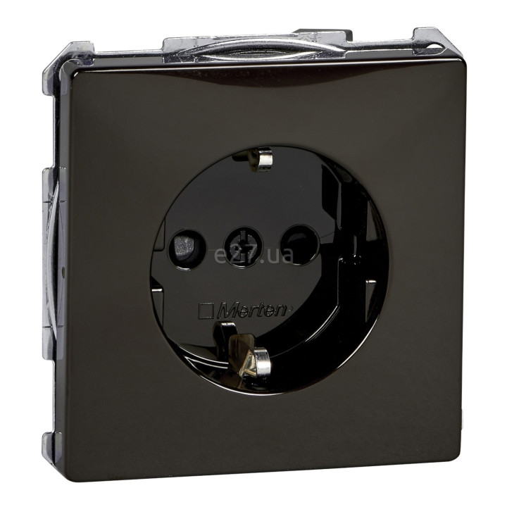 Розетка 220В Schneider Electric MTN2300-4015 Merten Antique/Artec, коричневий, із заземленням, Schuko, без захисної кришки, зі шторками, для врізного монтажу · Schneider Electric · schneider-electric-mtn2300-4015
