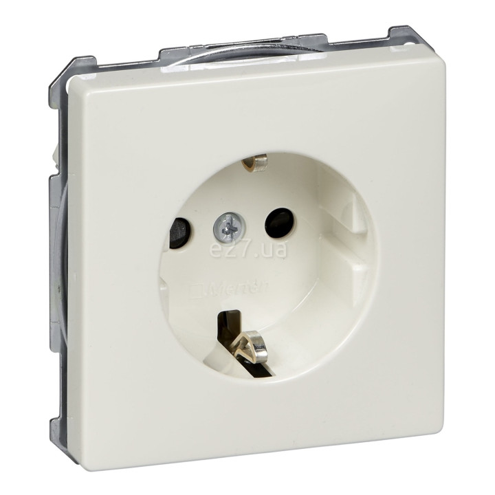 Розетка 220В Schneider Electric MTN2300-4019 Merten Antique/Artec, полярно-білий, із заземленням, Schuko, без захисної кришки, зі шторками, для врізного монтажу · Schneider Electric · schneider-electric-mtn2300-4019