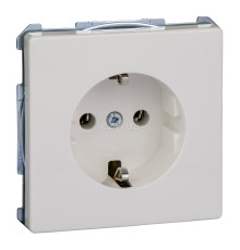Розетка 220В Schneider Electric MTN2301-4019 Merten Antique/Artec, полярно-білий, із заземленням, Schuko, без захисної кришки, без шторок, для врізного монтажу