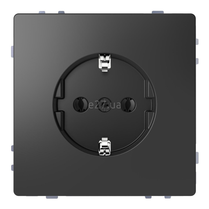 Розетка 220В Schneider Electric MTN2301-6034 Merten D-Life, антрацит, пластик, із заземленням, Schuko, без захисної кришки, без шторок, для врізного монтажу · Schneider Electric · schneider-electric-mtn2301-6034