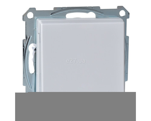 Розетка 220В Schneider Electric MTN2310-0325 Merten System M, активний білий, пластик, із заземленням, Schuko, із захисною кришкою, зі шторками, для врізного монтажу