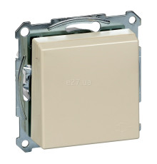 Розетка 220В Schneider Electric MTN2310-0344 Merten System M, бежевий, пластик, із заземленням, Schuko, із захисною кришкою, зі шторками, для врізного монтажу