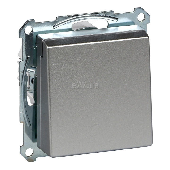 Розетка 220В Schneider Electric MTN2310-0460 Merten System M, алюміній, пластик, із заземленням, Schuko, із захисною кришкою, зі шторками, для врізного монтажу · Schneider Electric · schneider-electric-mtn2310-0460