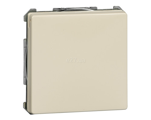 Розетка 220В Schneider Electric MTN2310-4044 Merten Antique/Artec, бежевий, із заземленням, Schuko, із захисною кришкою, зі шторками, для врізного монтажу