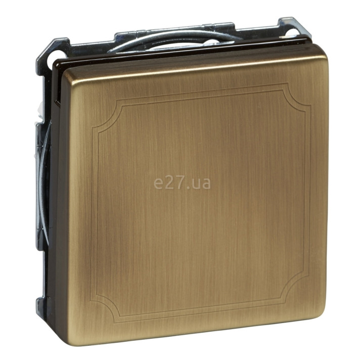 Розетка 220В Schneider Electric MTN2310-4143 Merten Antique, антична латунь, із заземленням, Schuko, із захисною кришкою, зі шторками, для врізного монтажу · Schneider Electric · schneider-electric-mtn2310-4143