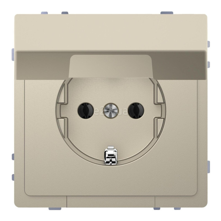 Розетка 220В Schneider Electric MTN2310-6033 Merten D-Life, сахара, пластик, із заземленням, Schuko, із захисною кришкою, зі шторками, для врізного монтажу · Schneider Electric · schneider-electric-mtn2310-6033
