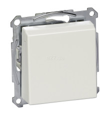 Розетка 220В Schneider Electric MTN2311-0319 Merten System M, полярно-білий, пластик, із заземленням, Schuko, із захисною кришкою, зі шторками, для врізного монтажу