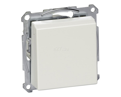 Розетка 220В Schneider Electric MTN2311-0319 Merten System M, полярно-білий, пластик, із заземленням, Schuko, із захисною кришкою, зі шторками, для врізного монтажу