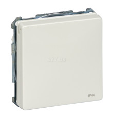 Розетка 220В Schneider Electric MTN2314-4019 Merten Antique/Artec, полярно-білий, із заземленням, Schuko, ip44, із захисною кришкою, зі шторками, для врізного монтажу