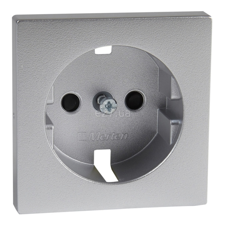 Лицьова панель розетки 220В Schneider Electric MTN2330-0460 Merten System M, алюміній, пластик · Schneider Electric · schneider-electric-mtn2330-0460