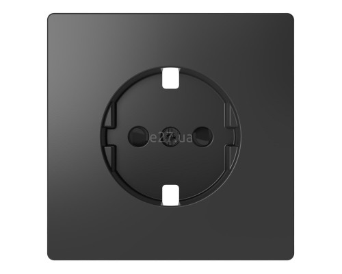 Лицьова панель розетки 220В Schneider Electric MTN2330-6034 Merten D-Life, антрацит, пластик