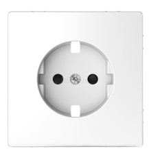 Лицьова панель розетки 220В Schneider Electric MTN2330-6035 Merten D-Life, білий лотос, пластик
