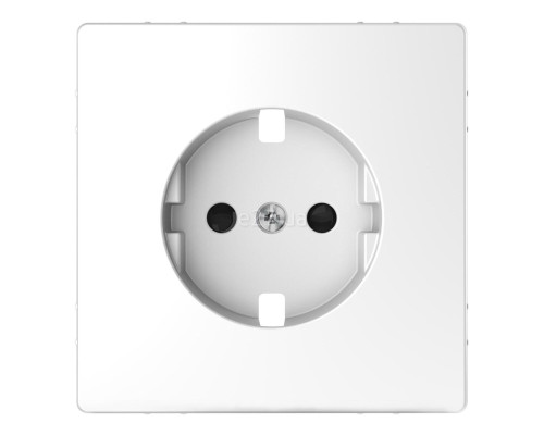 Лицьова панель розетки 220В Schneider Electric MTN2330-6035 Merten D-Life, білий лотос, пластик