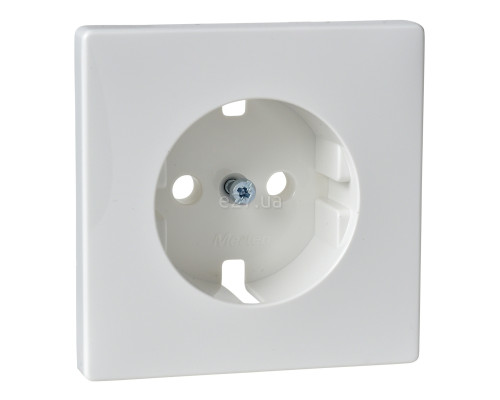 Лицьова панель розетки 220В Schneider Electric MTN2331-4019 Merten Antique/Artec, полярно-білий