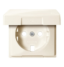 Лицьова панель розетки 220В Schneider Electric MTN2341-0344 Merten System M, бежевий, пластик