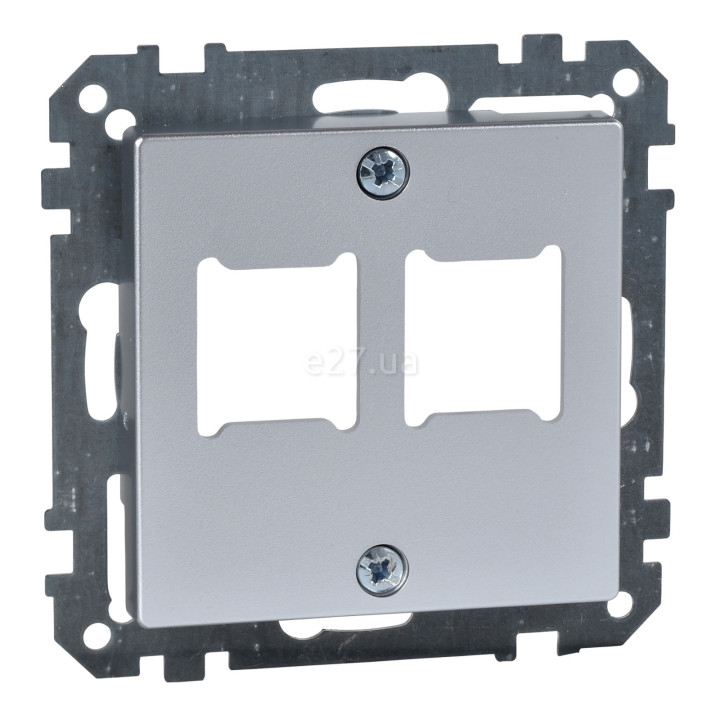 Лицьова панель розетки RJ45 Schneider Electric MTN291260 Merten System M, алюміній, пластик, для врізного монтажу · Schneider Electric · schneider-electric-mtn291260